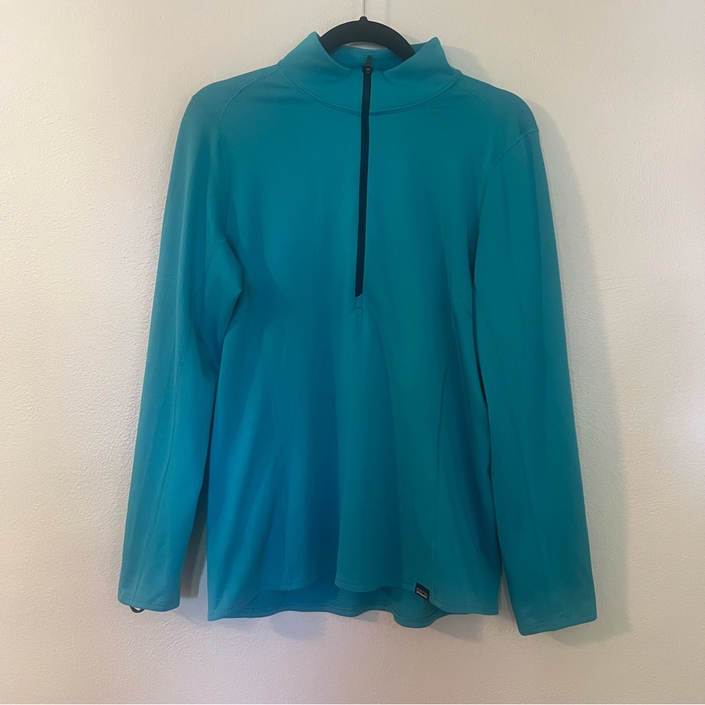 Patagonia Teal 1/4 Zip Pullover|Good Condition|Lightweight